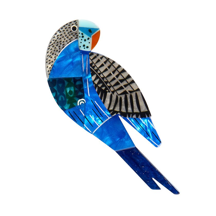 A Budgie Named Chirp Brooch - Rockamilly-Jewellery-Vintage