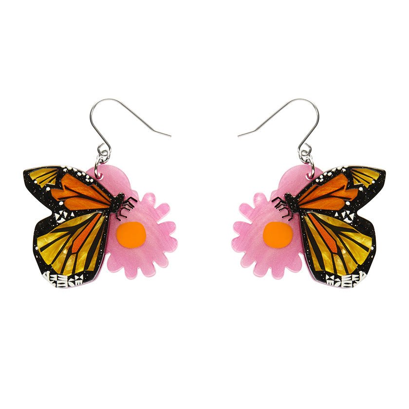 A Butterfly Named Flutter Drop Earrings - Rockamilly-Jewellery-Vintage