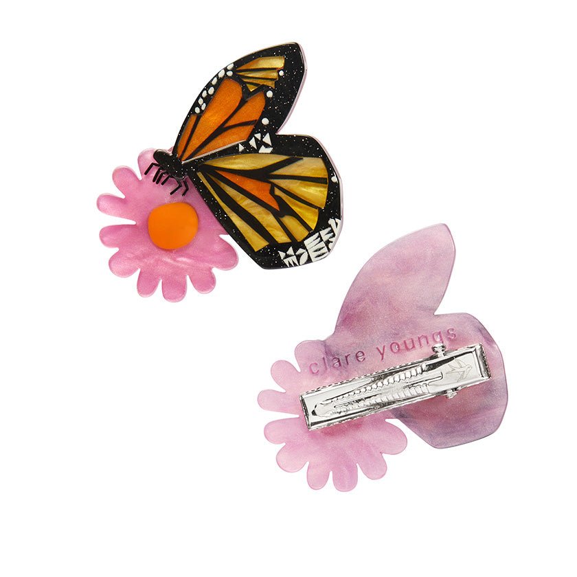 A Butterfly Named Flutter Hair Clips Set - Rockamilly-Jewellery-Vintage