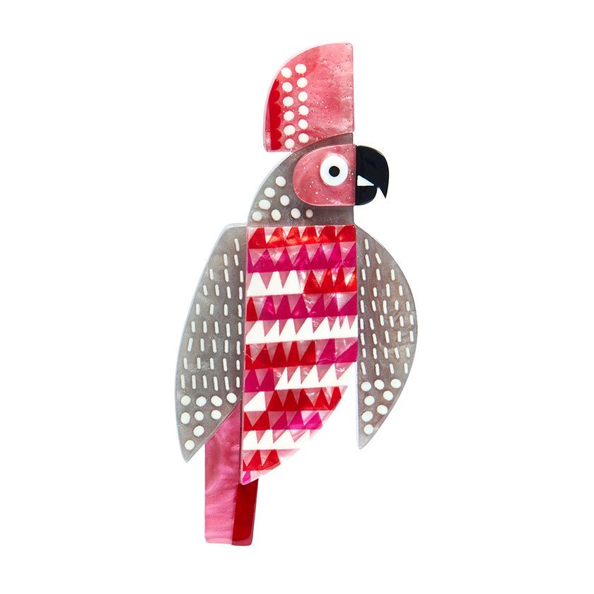 A Cockatoo Named Squawk Brooch - Rockamilly-Jewellery-Vintage