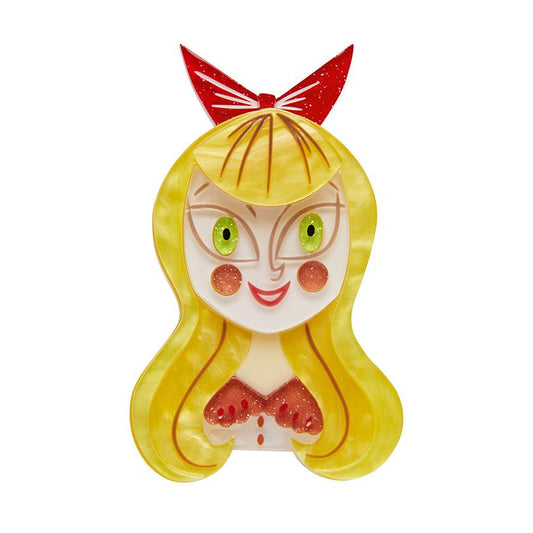 A Curiouser & Curiouser Alice Brooch - Rockamilly-Jewellery-Vintage