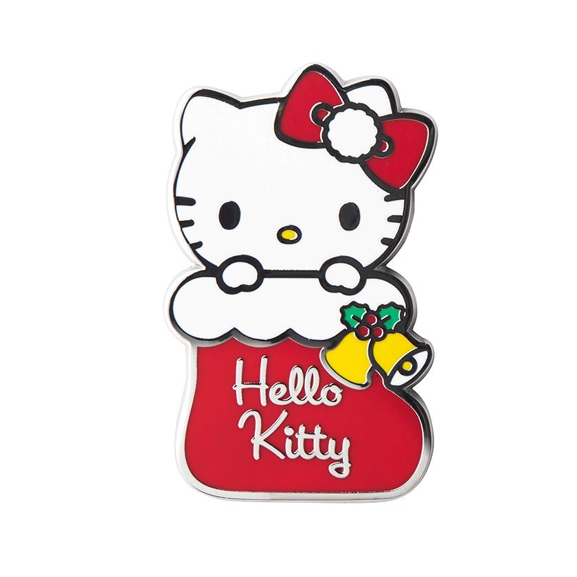 A Kitty Christmas Enamel Pin - Rockamilly-Jewellery-Vintage