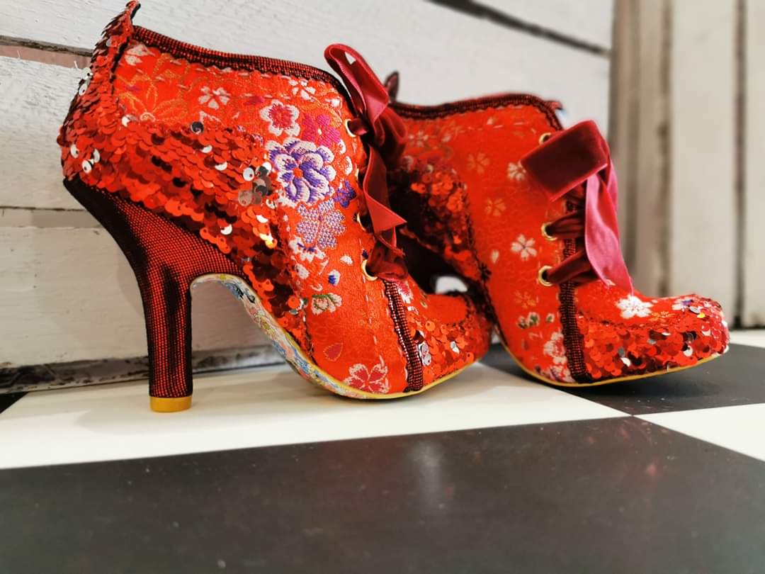 Abigail's Third Party Red Irregular Choice - Rockamilly-Shoes-Vintage