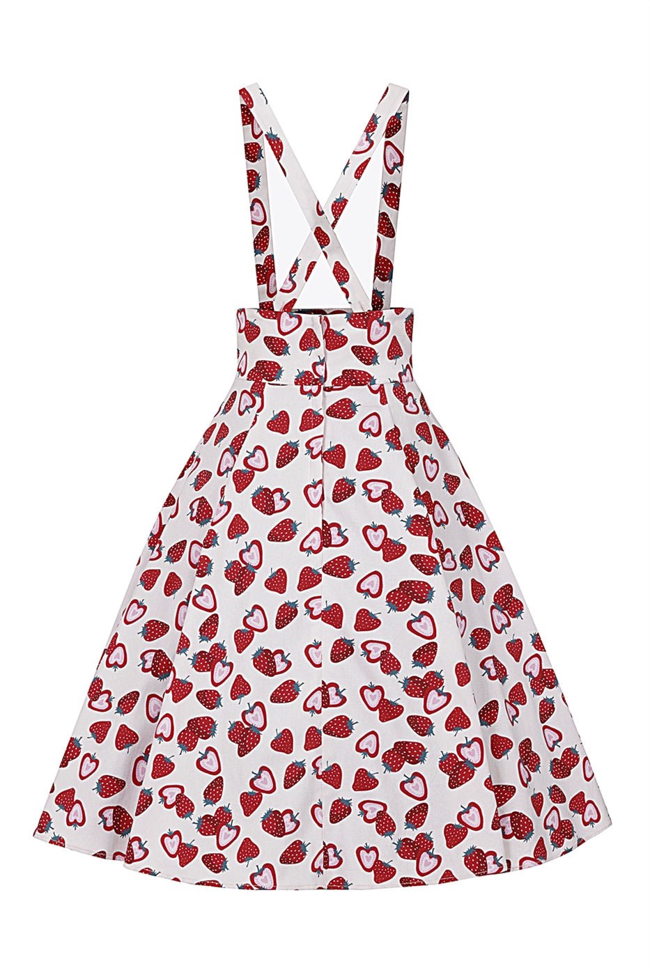 Alexa Strawberry Swing Skirt - Rockamilly-Skirts & Shorts-Vintage