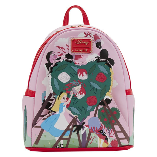 Alice in Wonderland Painting the Roses Red Mini Backpack - Rockamilly-Bags & Purses-Vintage