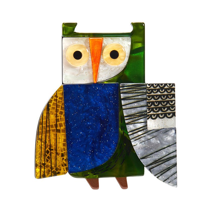 An Owl Named Hoot Brooch - Rockamilly-Jewellery-Vintage