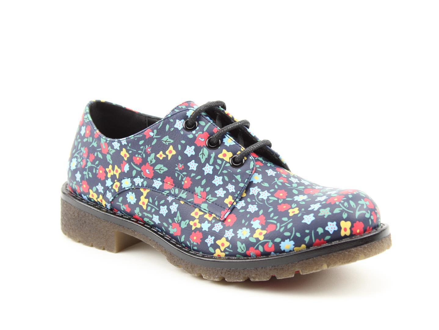 Angel2 Navy Floral - Rockamilly-Shoes-Vintage