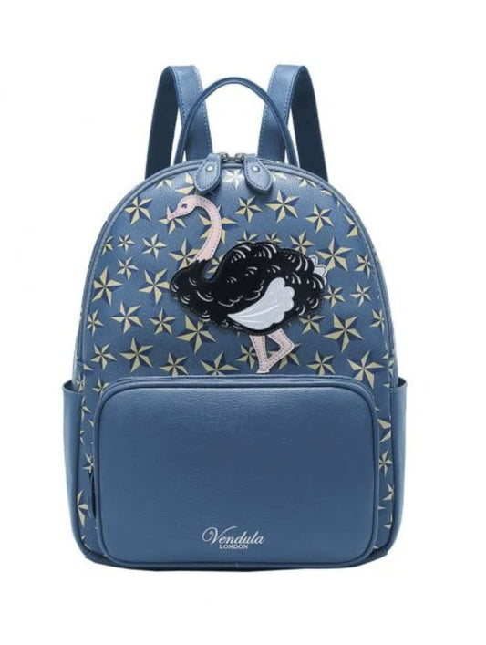 Animal Park Ostrich Backpack - Rockamilly-Bags & Purses-Vintage