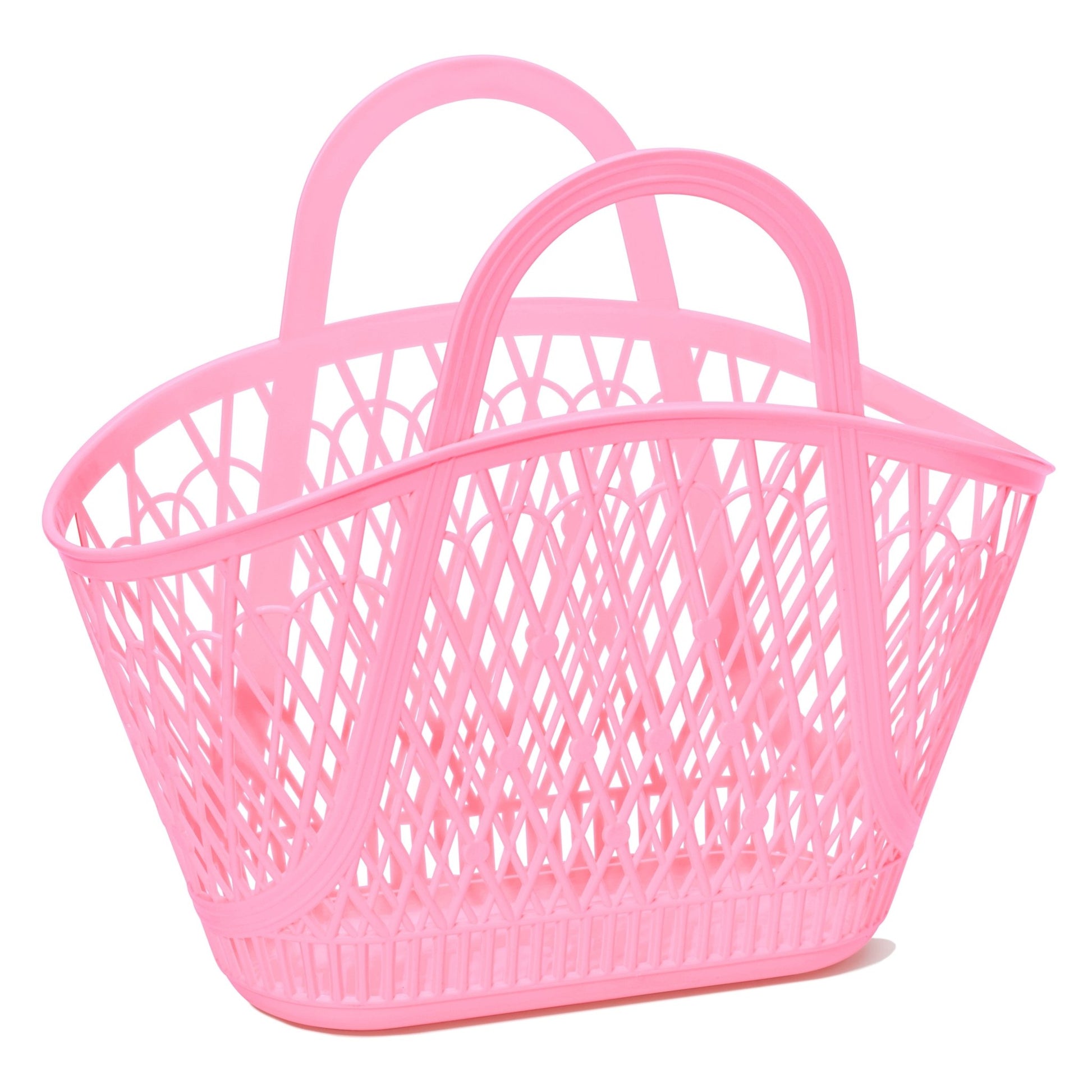 Betty Basket - Bubblegum Pink - Rockamilly-Bags & Purses-Vintage