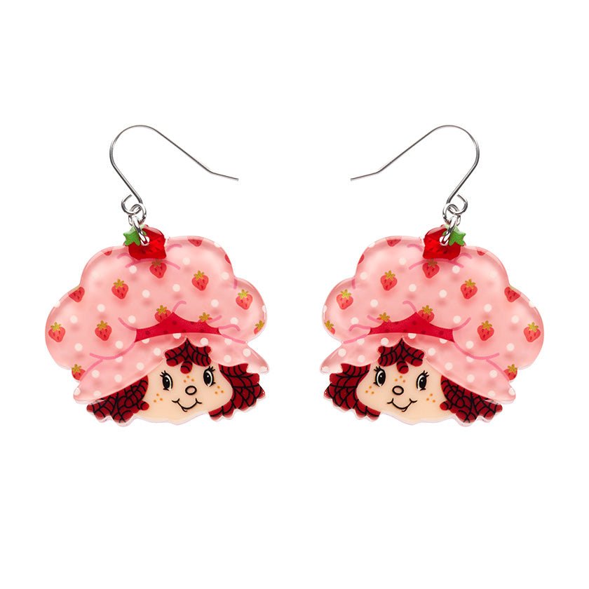 Big Adorable Strawberry Smile Drop Earrings - Rockamilly-Jewellery-Vintage