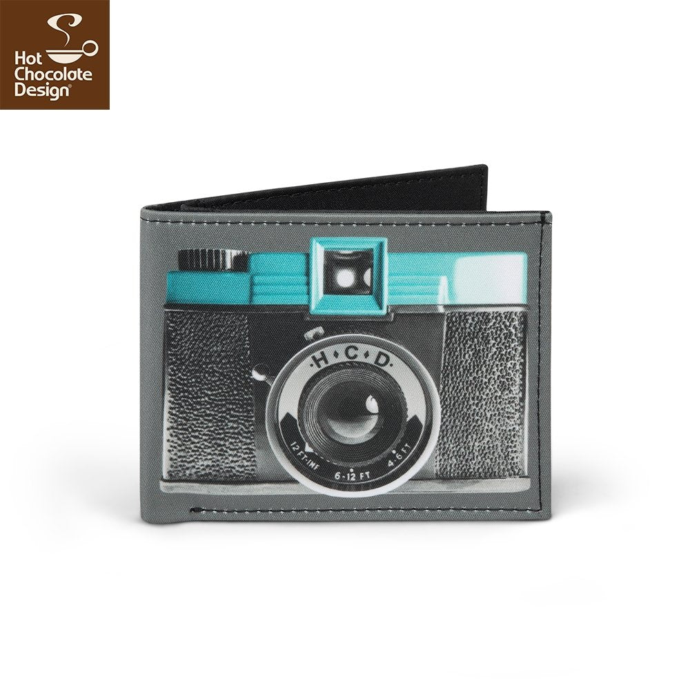 Camera Mens Wallet - Rockamilly-Bags & Purses-Vintage