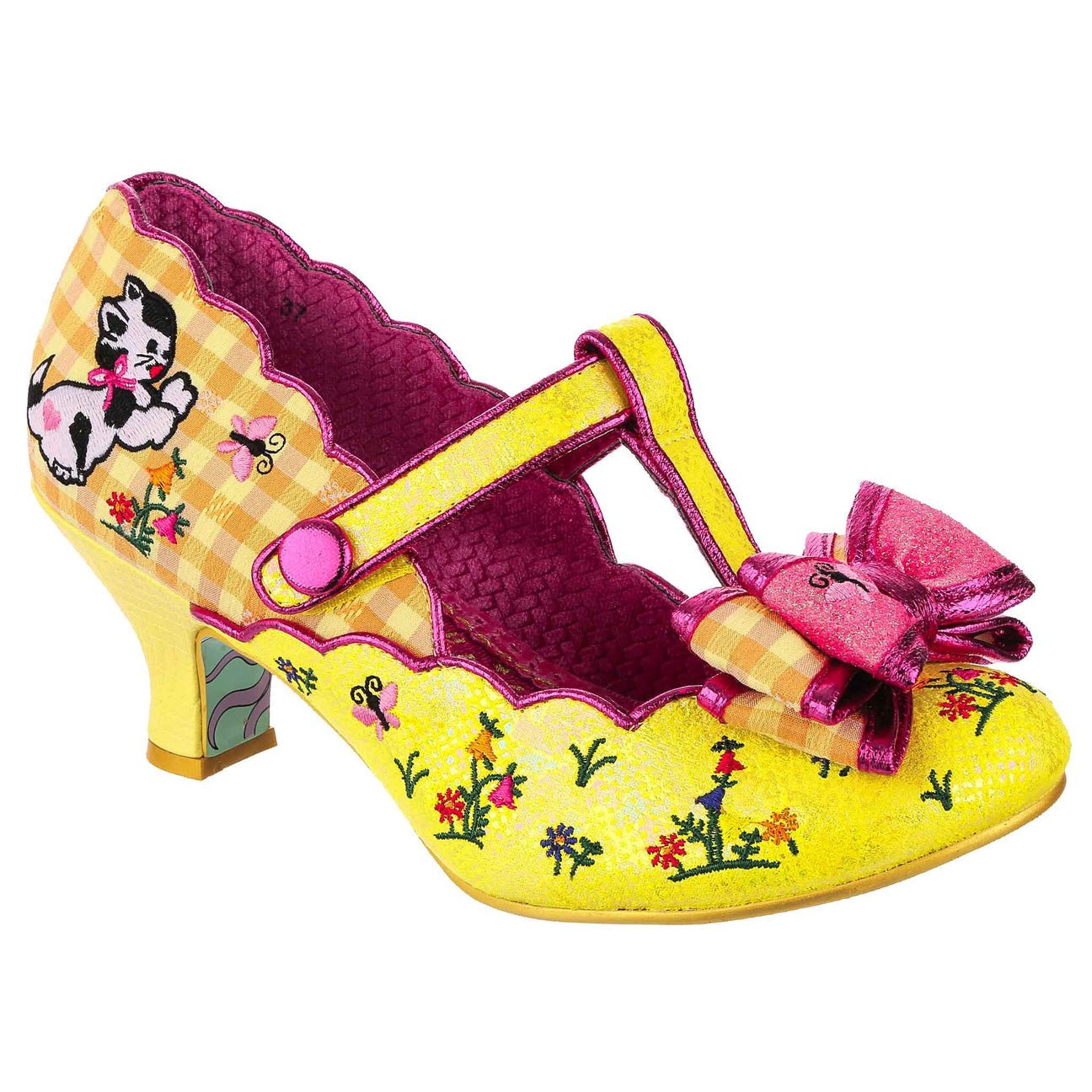 Catching Butterflies - Yellow - Rockamilly-Shoes-Vintage