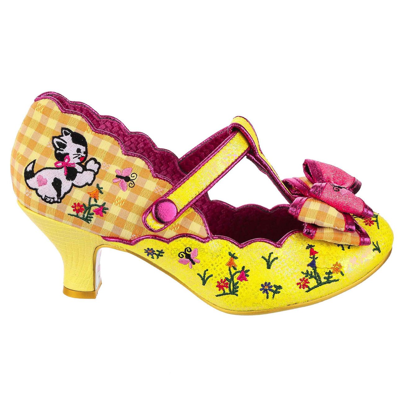 Catching Butterflies - Yellow - Rockamilly-Shoes-Vintage