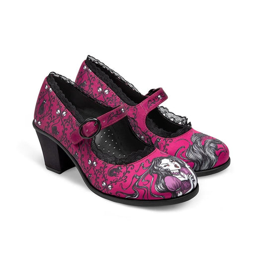 Chocolaticas® Carmilla Mid Heels - Rockamilly-Shoes-Vintage