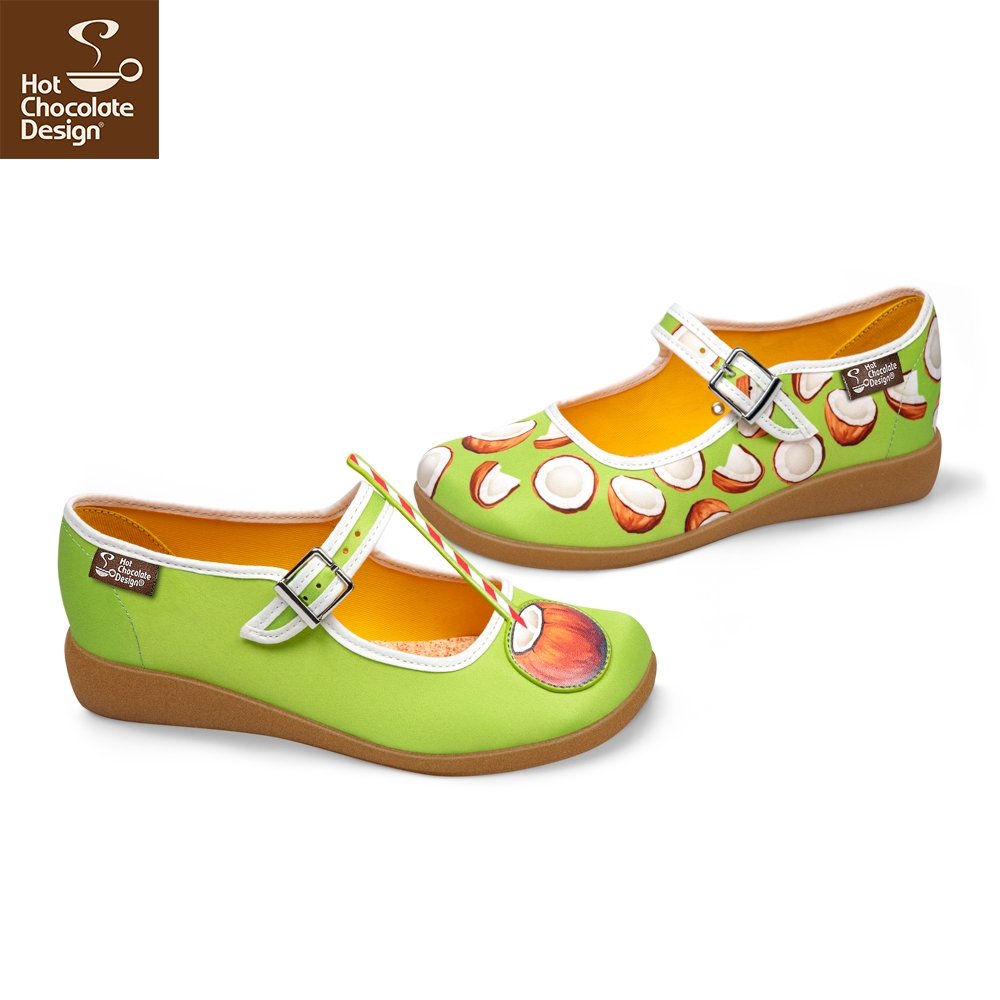 Chocolaticas® Coco Mary Jane Flats - Rockamilly-Shoes-Vintage