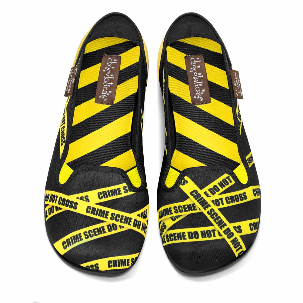 Chocolaticas® Crime Slip-On Shoes - Rockamilly-Shoes-Vintage