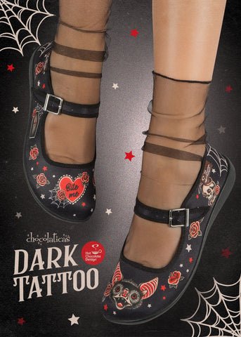 Chocolaticas® Dark Tattoo - Rockamilly-Shoes-Vintage