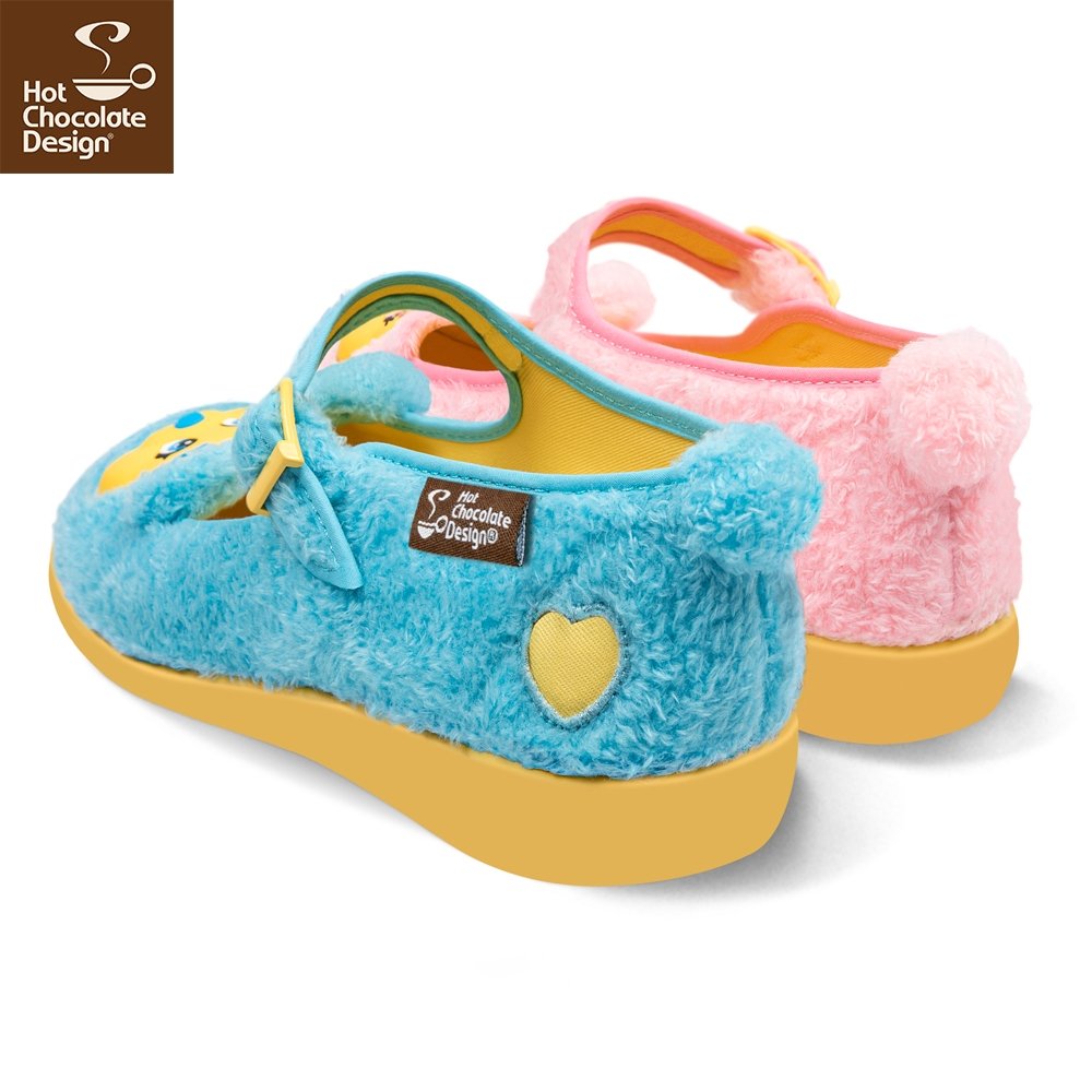 Chocolaticas® Fuzzy Bears Mary Jane Flats - Rockamilly-Shoes-Vintage