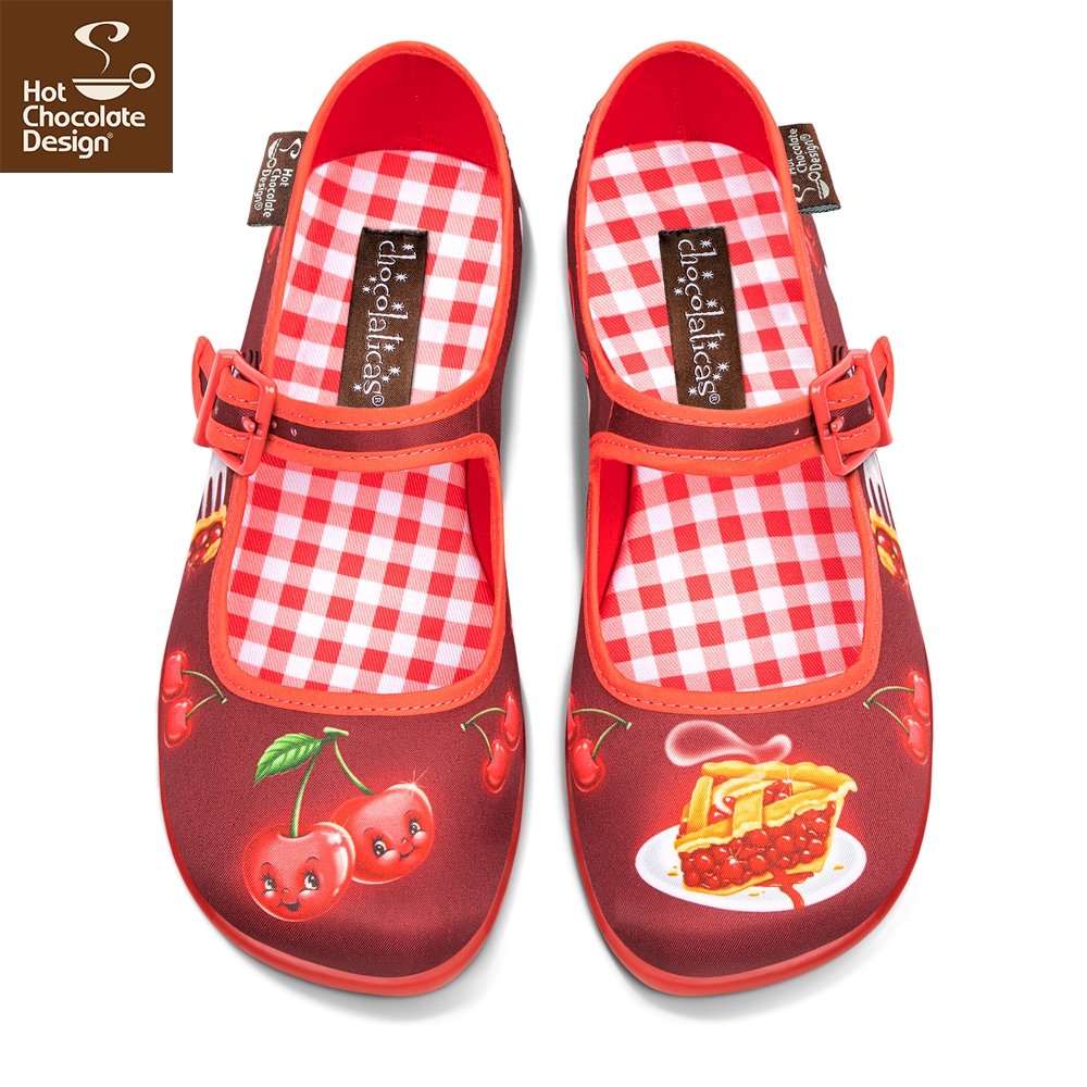 Chocolaticas® Marmalade Mary Jane Flats - Rockamilly-Shoes-Vintage