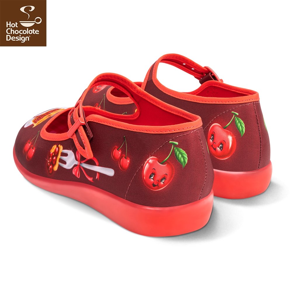 Chocolaticas® Marmalade Mary Jane Flats - Rockamilly-Shoes-Vintage
