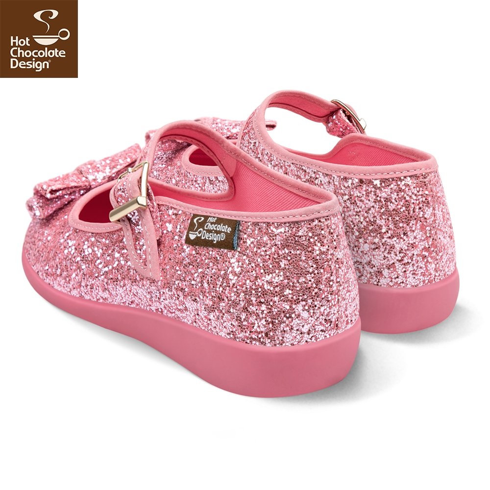 Chocolaticas® Pink Diamond Mary Jane Flats - Rockamilly-Shoes-Vintage