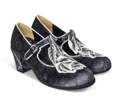 Chocolaticas® Tudor Mid Heels - Rockamilly-Shoes-Vintage