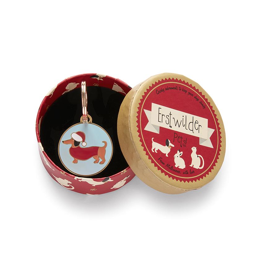 Christmas Spiffy Enamel Pet Charm - Rockamilly-Jewellery-Vintage