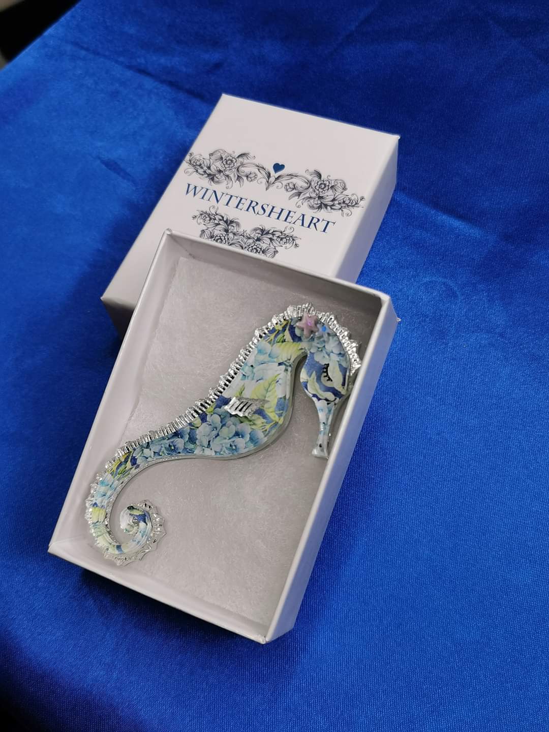 Cleo the Seahorse Brooch - Rockamilly-Jewellery-Vintage