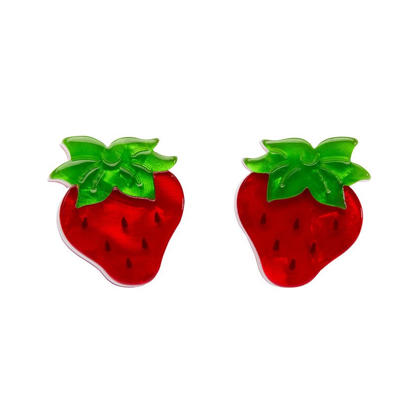 Darling Strawberry Stud Earrings - Rockamilly-Jewellery-Vintage