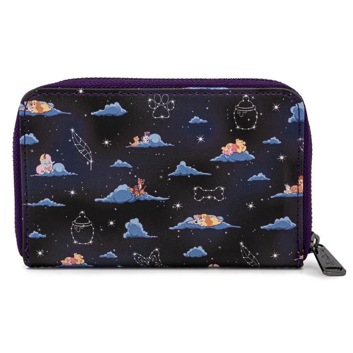 Disney Classic Clouds AOP Zip Around Wallet - Rockamilly-Bags & Purses-Vintage