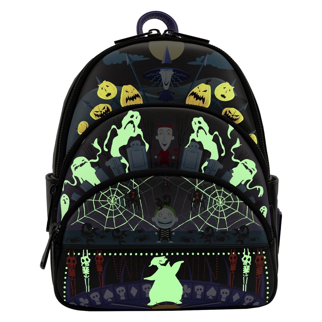 Disney NBC Lock, Shock, Barrel Oogie Boogie Mini Backpack