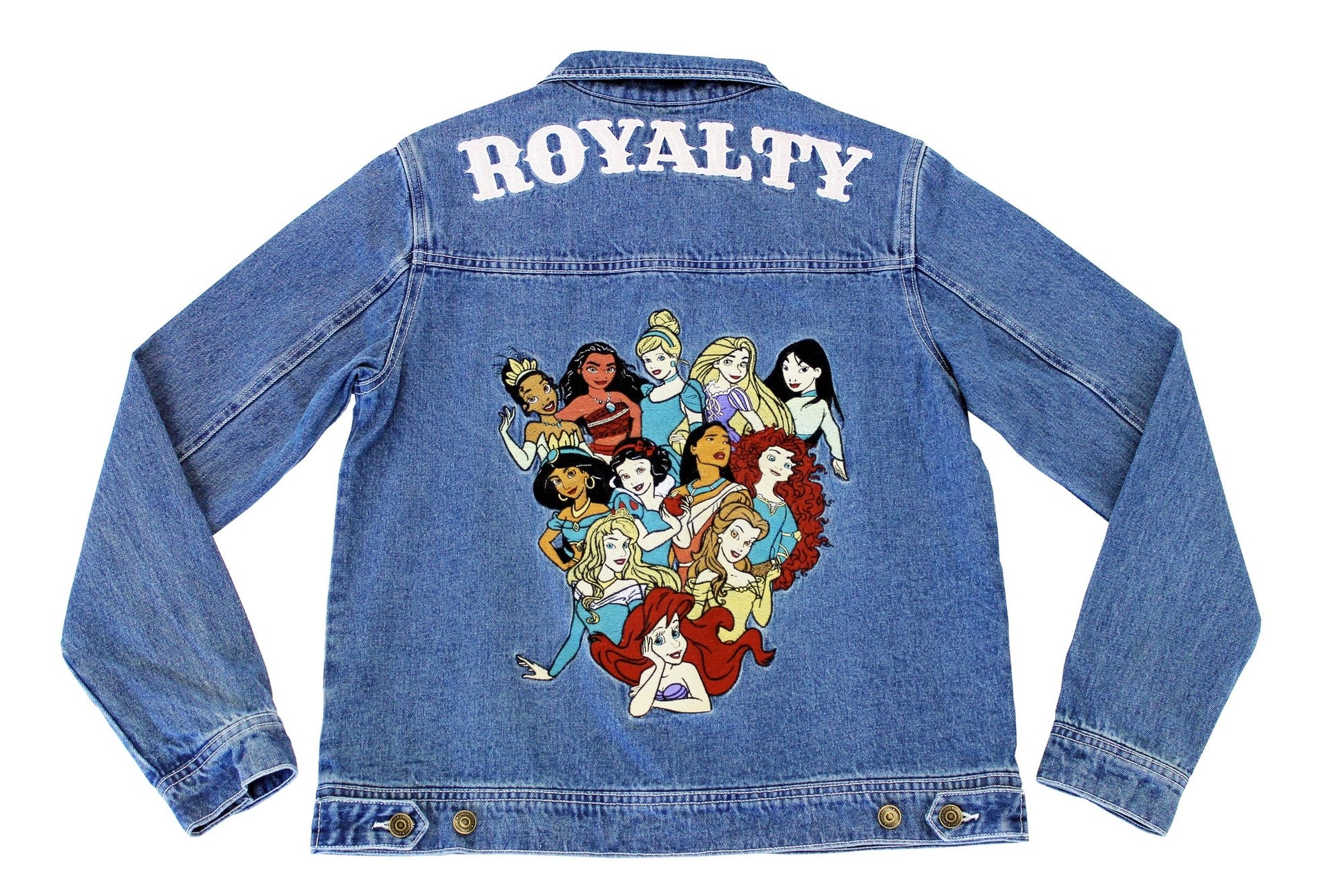 Disney Princess Anniversary Denim Jacket ~ PRE ORDER - Rockamilly-Jackets & Coats-Vintage