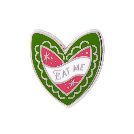 Eat Me Mini Enamel Pin - Rockamilly-Jewellery-Vintage
