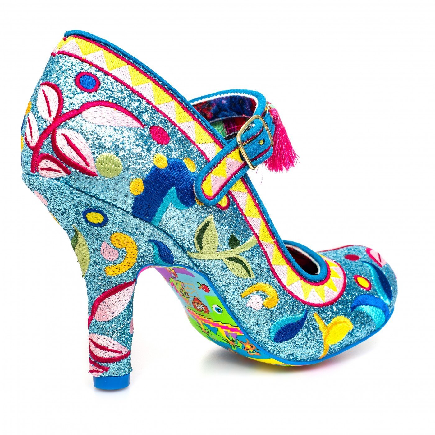 Ekaterina Blue High Heel - Rockamilly-Shoes-Vintage