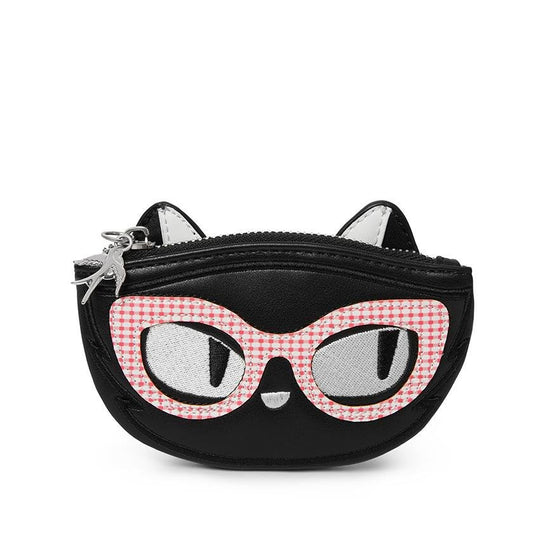 Elissa The Indie Cat Coin Purse - Rockamilly-Bags & Purses-Vintage