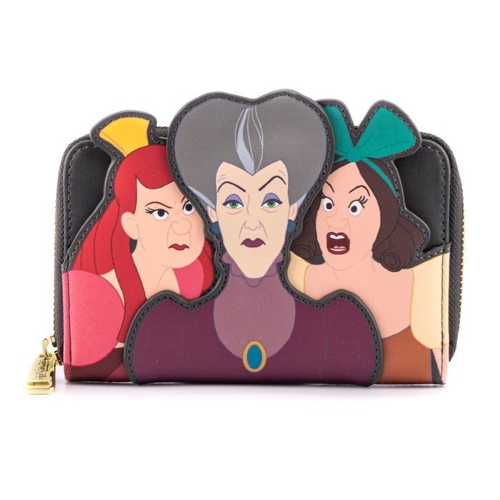 Evil Stepmother And Stepsisters - Disney Villains Zip Around Wallet - Rockamilly-Bags & Purses-Vintage