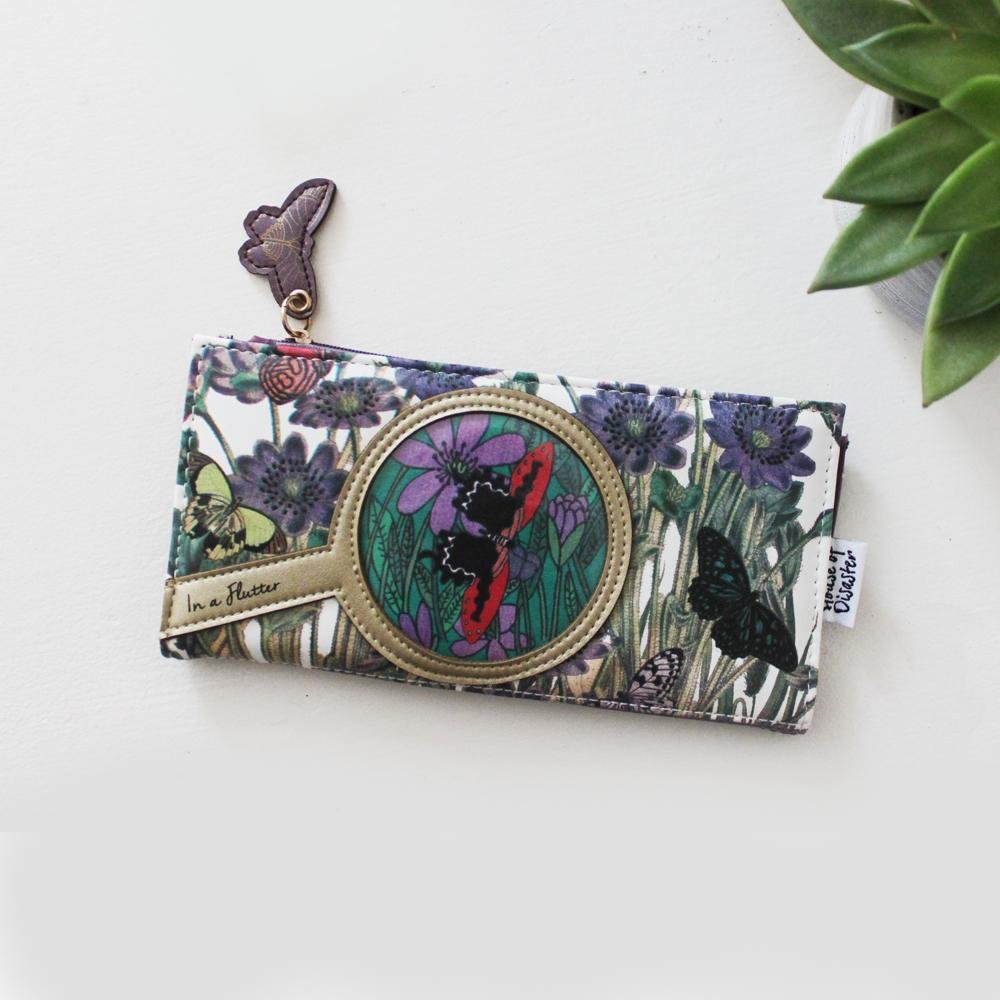Eye Spy Butterfly Wallet - Rockamilly-Bags & Purses-Vintage