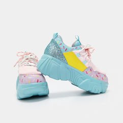 Fizz Wizz Bubble Gum Trainers - Rockamilly-Shoes-Vintage