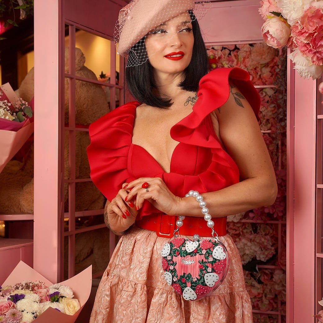 Flower Shop - Pink Edition - Rockamilly-Bags & Purses-Vintage