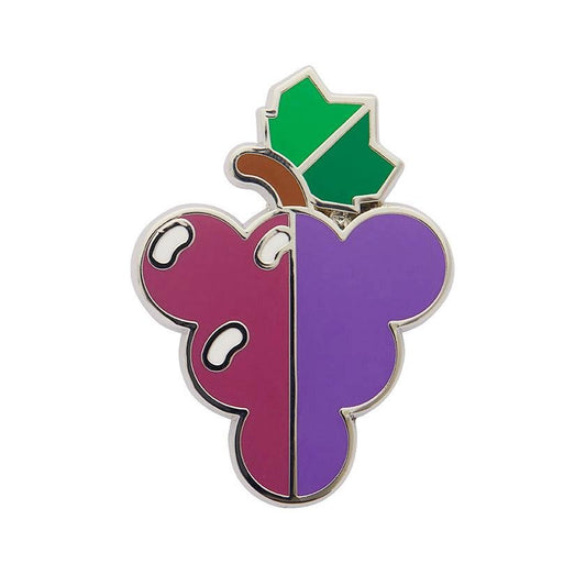 Fruit Salad Grapes Enamel Pin - Rockamilly-Jewellery-Vintage