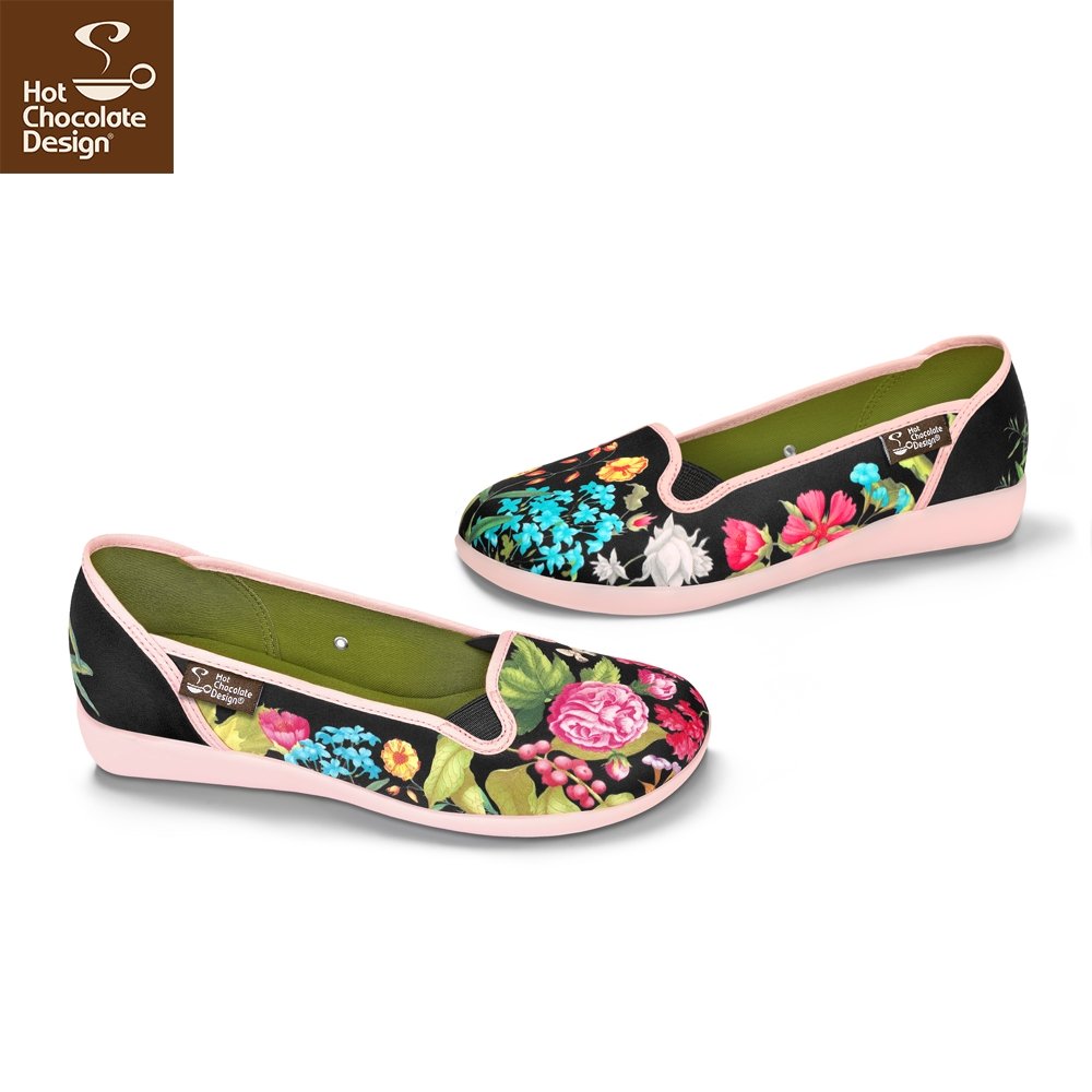 Garden Slip On Shoes - Rockamilly-Shoes-Vintage