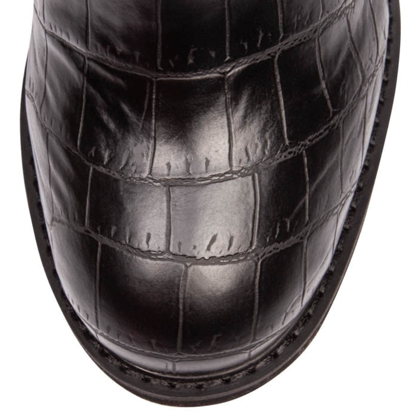 Great Escape Black Boots - Rockamilly-Shoes-Vintage