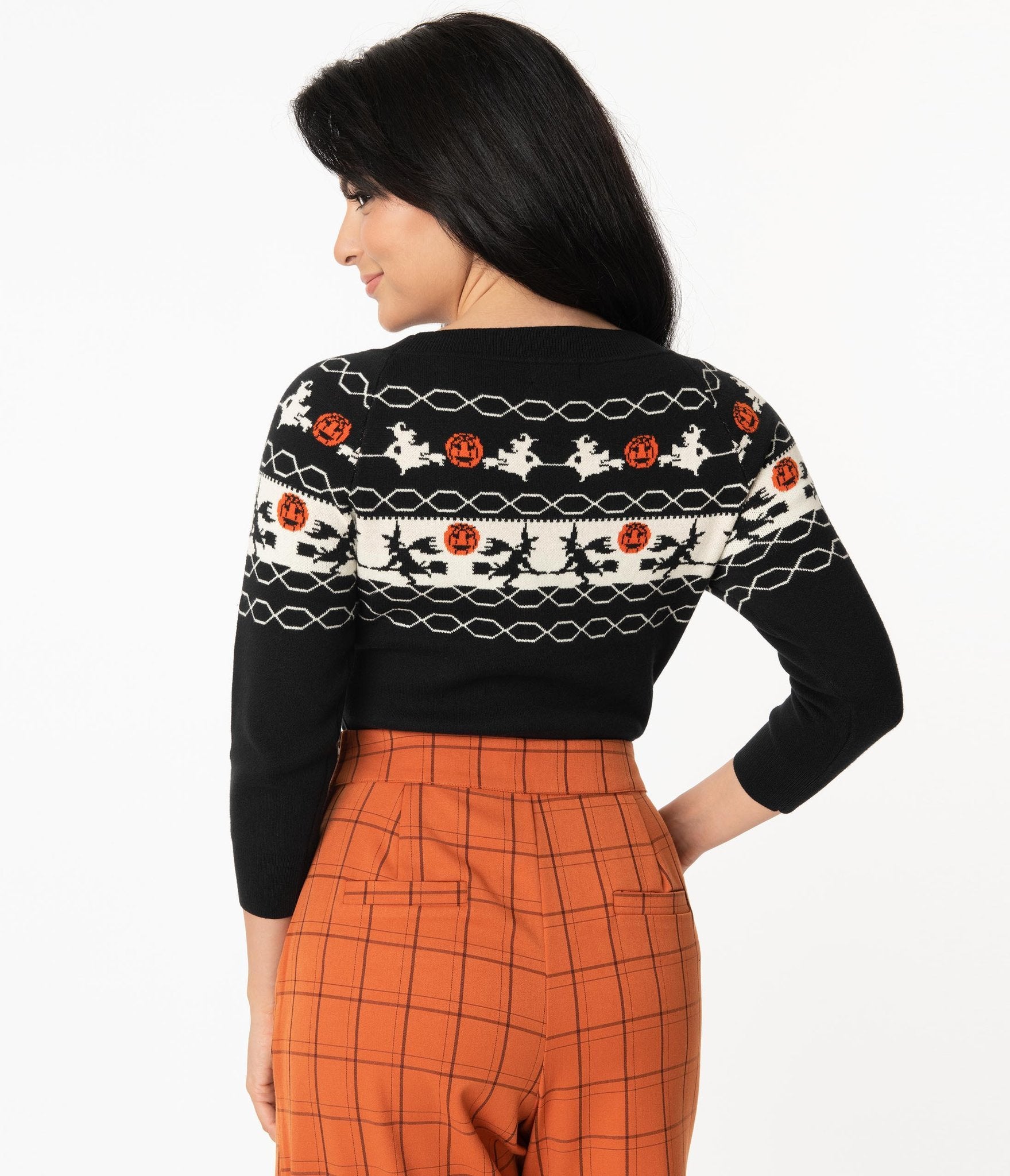 Halloween Witch Lorelai Sweater - Rockamilly-Knitwear-Vintage