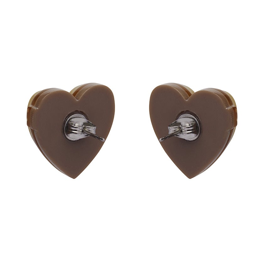 Heart of Caché Studs - Rockamilly-Jewellery-Vintage