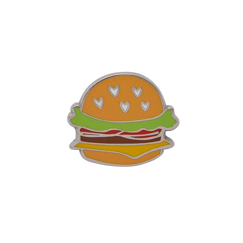Hearty Hamburger Enamel Pin Erstwilder - Rockamilly-Accessories-Vintage