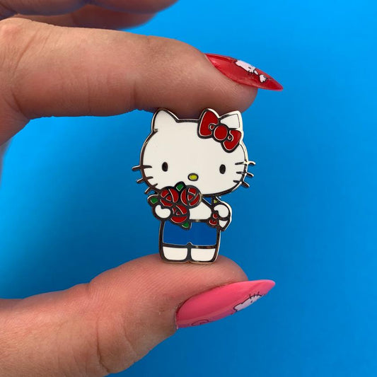 Hello Kitty Bouquet Enamel Pin - Rockamilly-Jewellery-Vintage