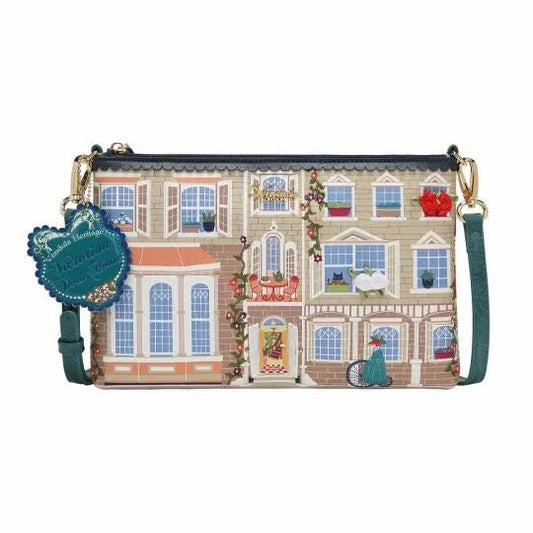 Heritage Victorian Dolls House Pouch Bag - Rockamilly-Bags & Purses-Vintage