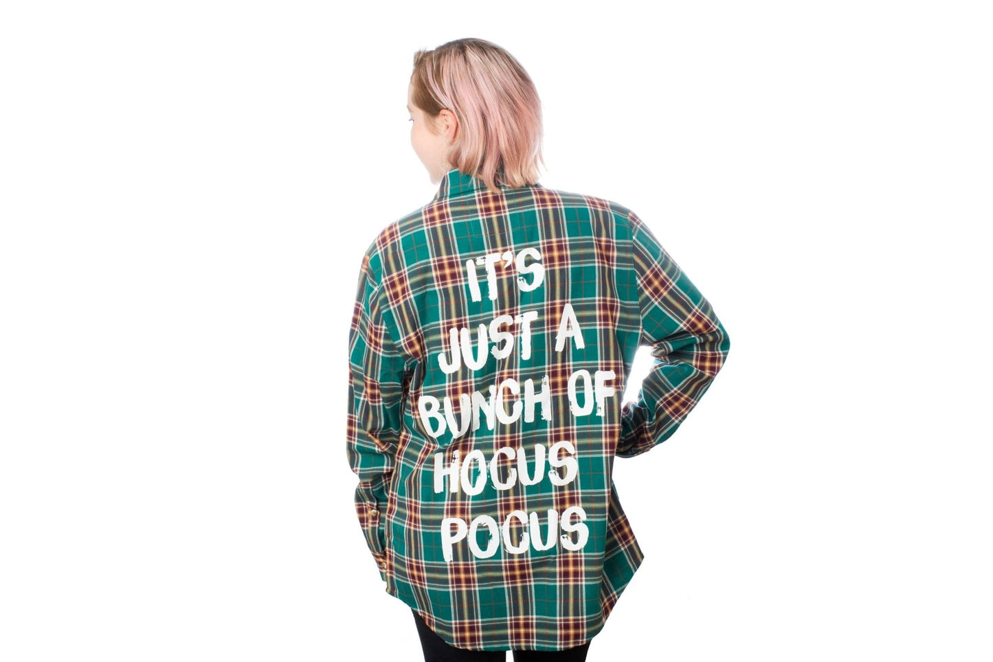 Hocus Pocus Winifred Flannel - Rockamilly-Tops & Blouses-Vintage