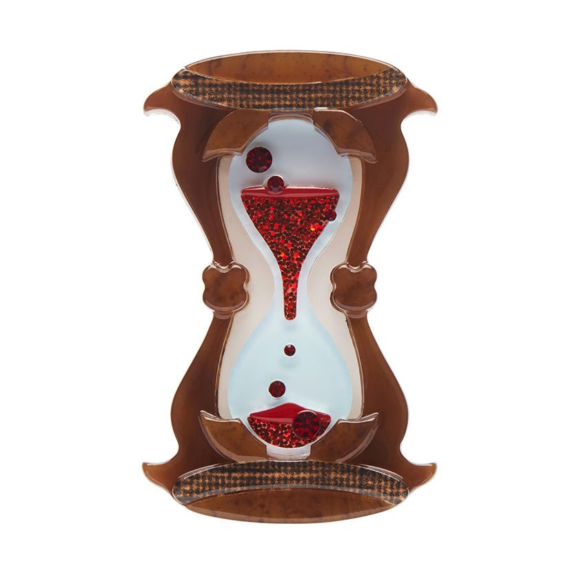 Hourglass Brooch - Rockamilly-Jewellery-Vintage