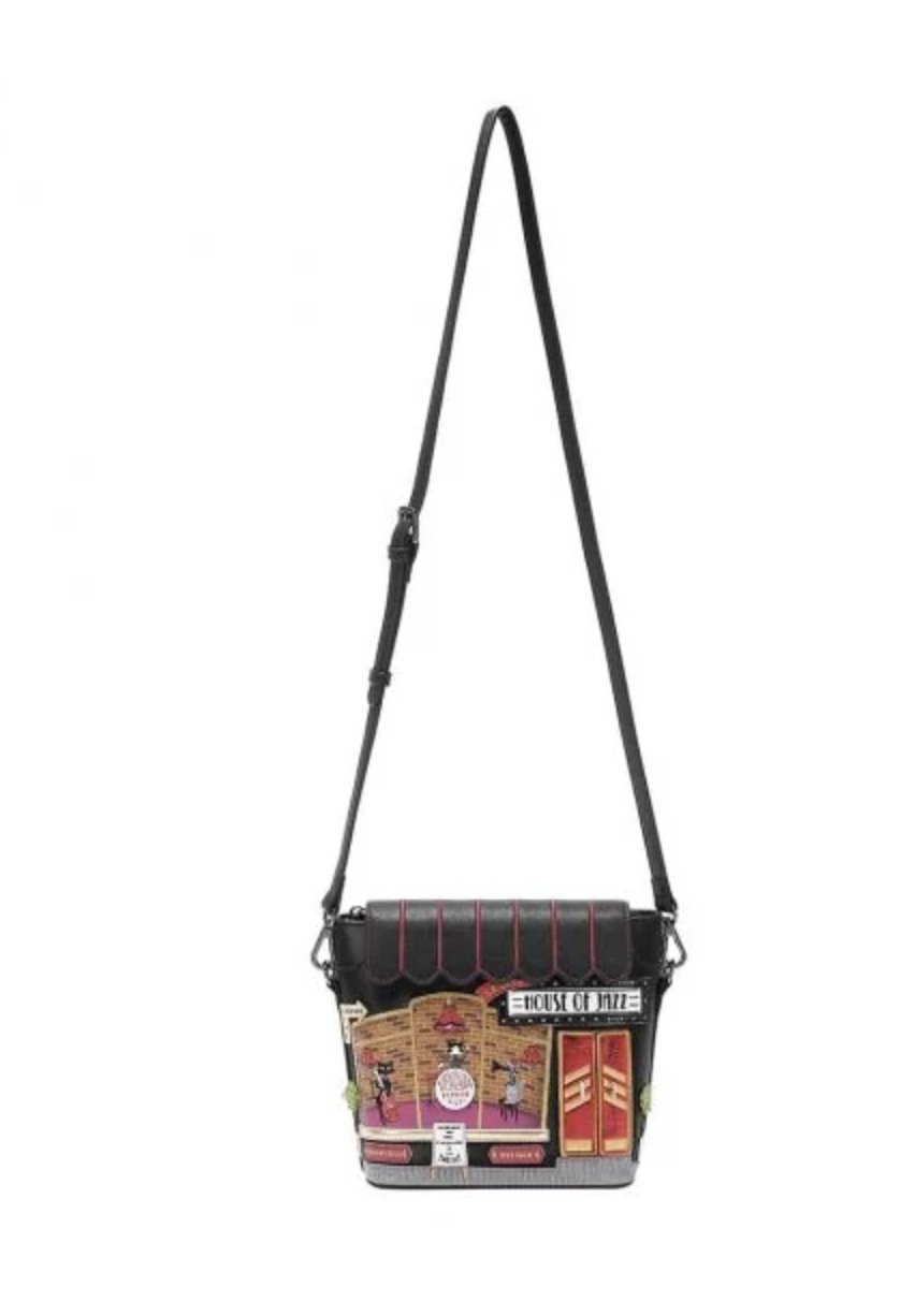 House Of Jazz Flap Crossbody Bag - Rockamilly-Bags & Purses-Vintage